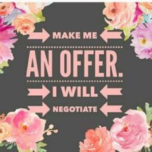 MAKE OFFERS ON ALL OF MY ITEMS